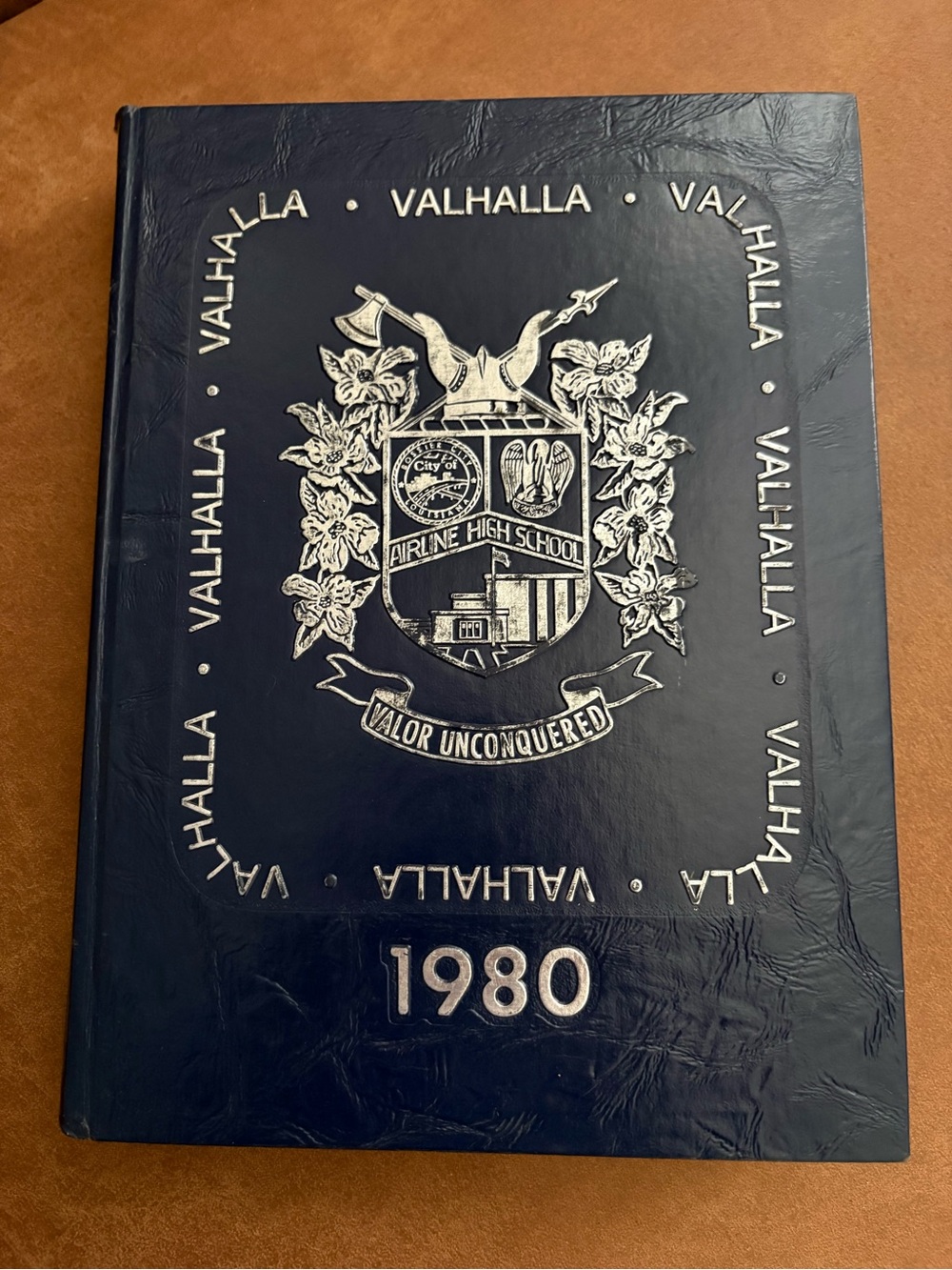 1980 Valhalla Yearbook.  Airline High School in Bossier City, LA